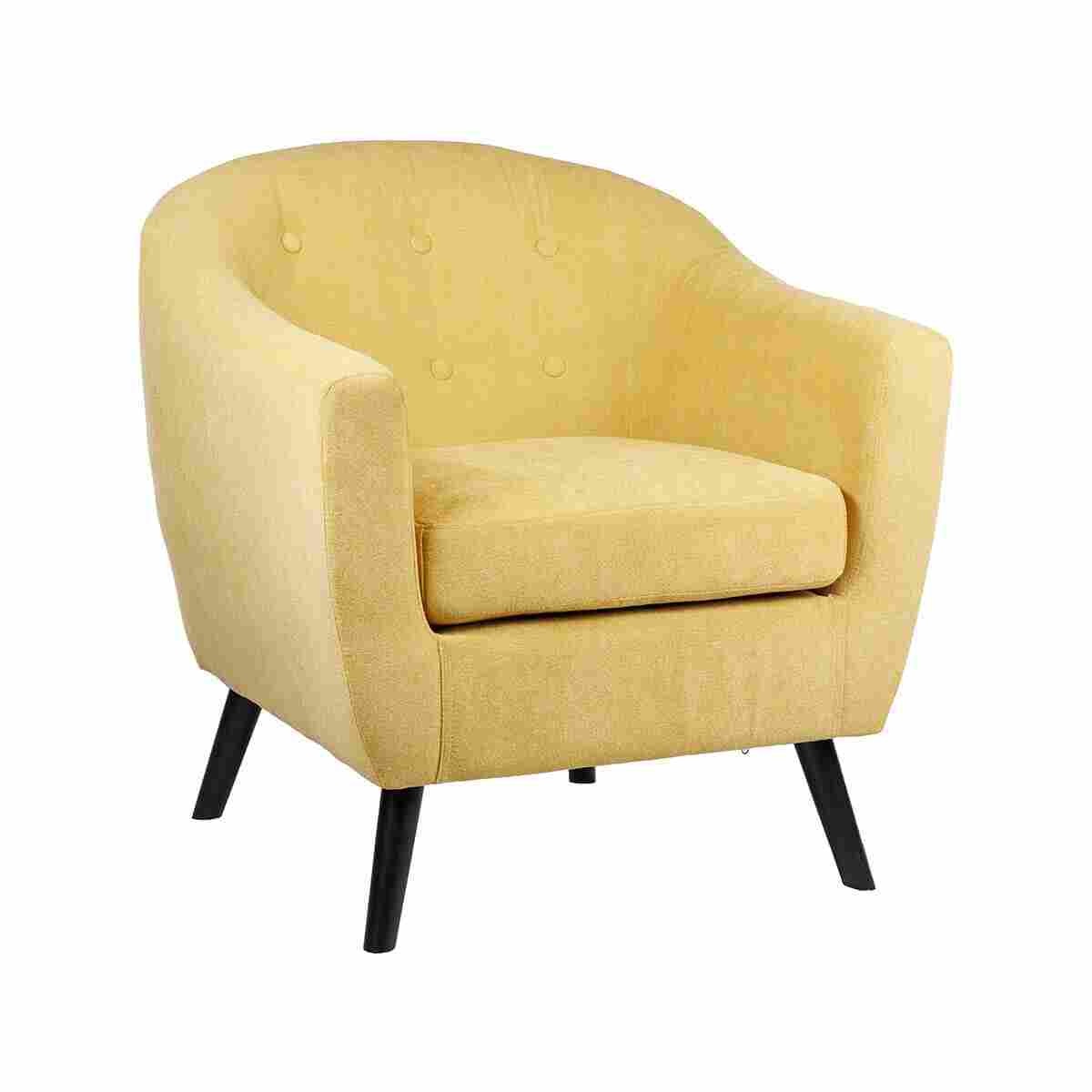 Yellow Comfy Chair HEMED